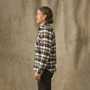 Rangeland flannel shirt von Filson | Green / bronze plaid (Green)