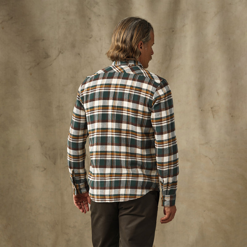 Rangeland flannel shirt von Filson | Green / bronze plaid (Green)