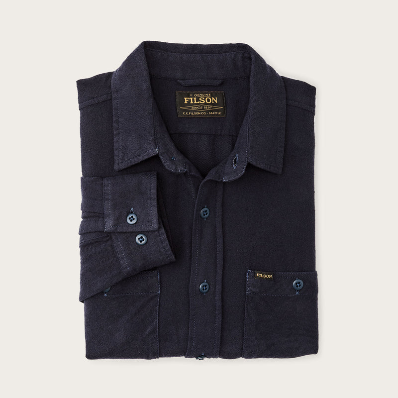 The rangeland flannel shirt by Filson | Night sky (Blue)