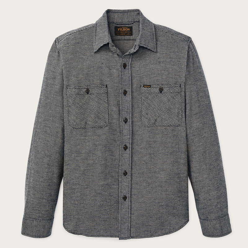 Rangeland flannel shirt by Filson | Navy / tan plaid (Gray)