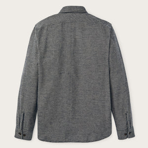 Rangeland flannel shirt by Filson | Navy / tan plaid (Gray)