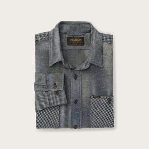 Rangeland flannel shirt by Filson | Navy / tan plaid (Gray)