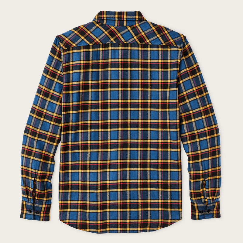 The rangeland flannel shirt by Filson | Blue / yellow / mult (Blue)