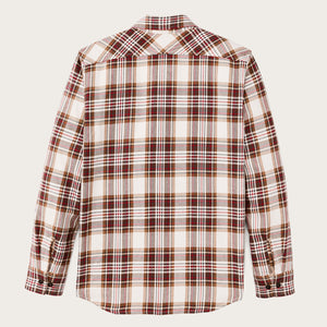 The rangeland flannel shirt by Filson | Red / brown plaid (Red)