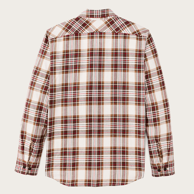 The rangeland flannel shirt by Filson | Red / brown plaid (Red)