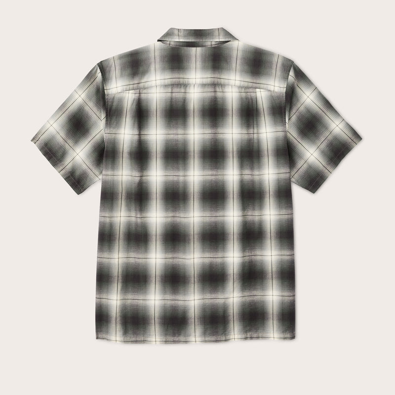 Greenwood short sleeve camp shirt di Filson | Olive / beige ombre (Multicolor)