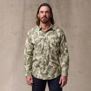 Lightweight alaskan guide shirt von Filson | Khaki / print (Green)
