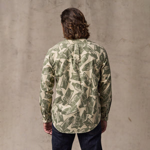 Lightweight alaskan guide shirt von Filson | Khaki / print (Green)