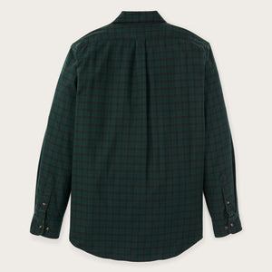 Lightweight alaskan guide shirt by Filson | Pine / black plaid (Green)