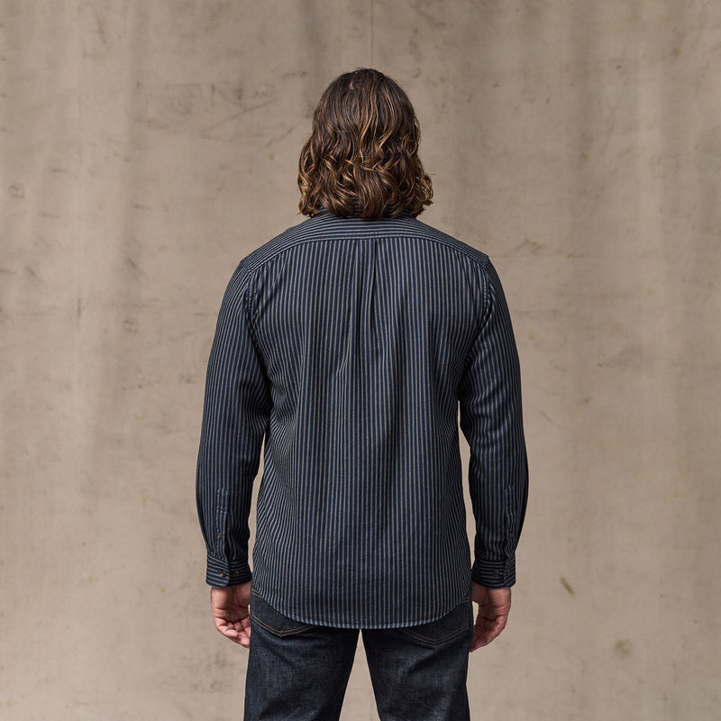 Lightweight alaskan guide shirt von Filson | Indigo / ticking stripe (Blue)