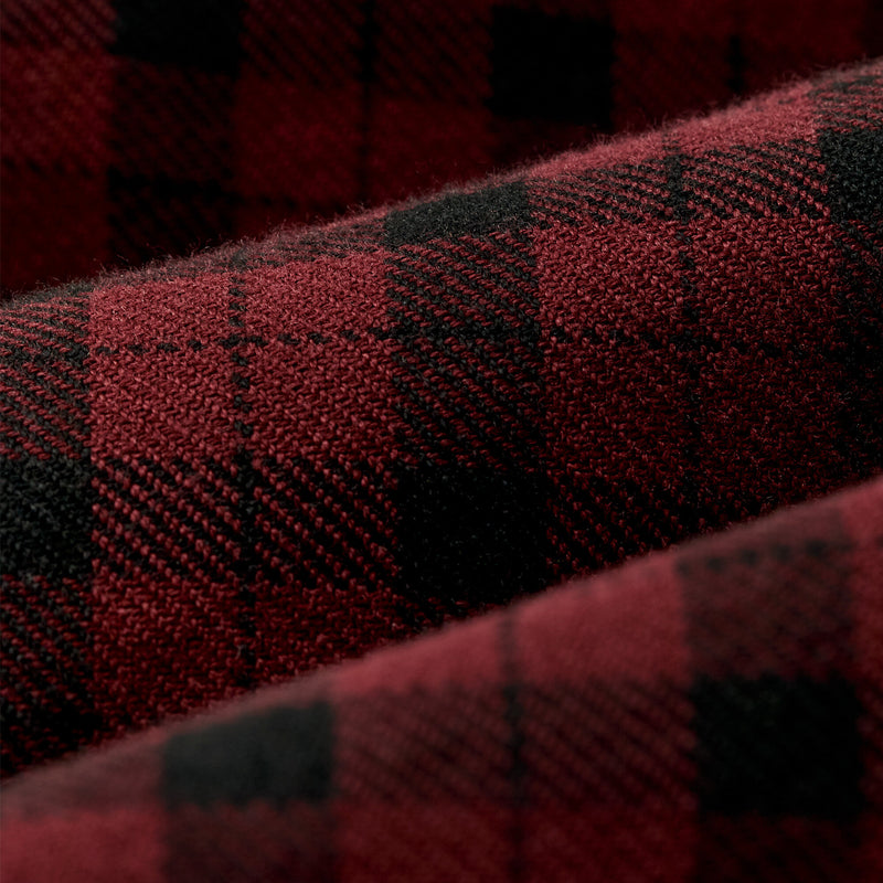Lightweight alaskan guide shirt by Filson | Port / black plaid (Red)