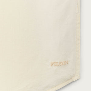 Filson's washed short sleeve feather cloth shirt von Filson | Ivory (Beige)