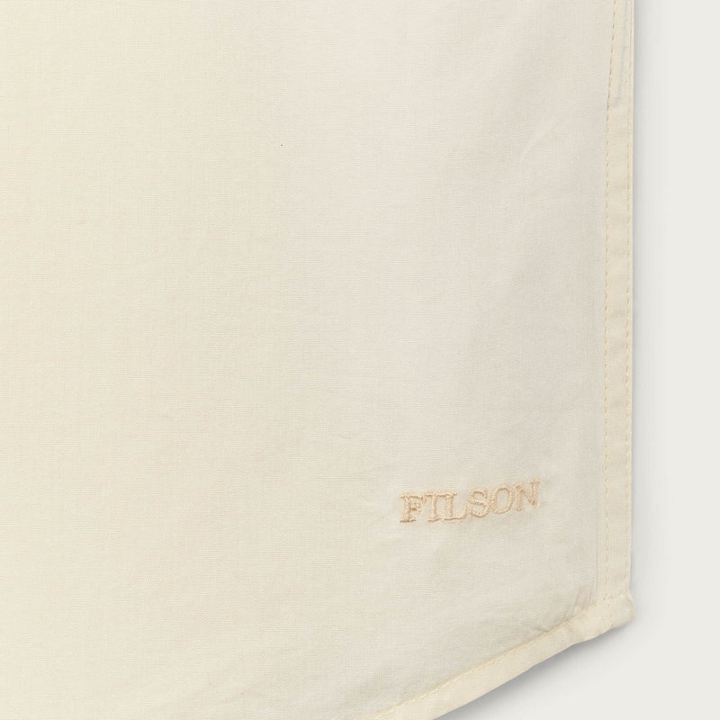 Filson's washed short sleeve feather cloth shirt von Filson | Ivory (Beige)