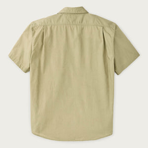 Filson's washed short sleeve feather cloth shirt by Filson | Lakebed (Beige)