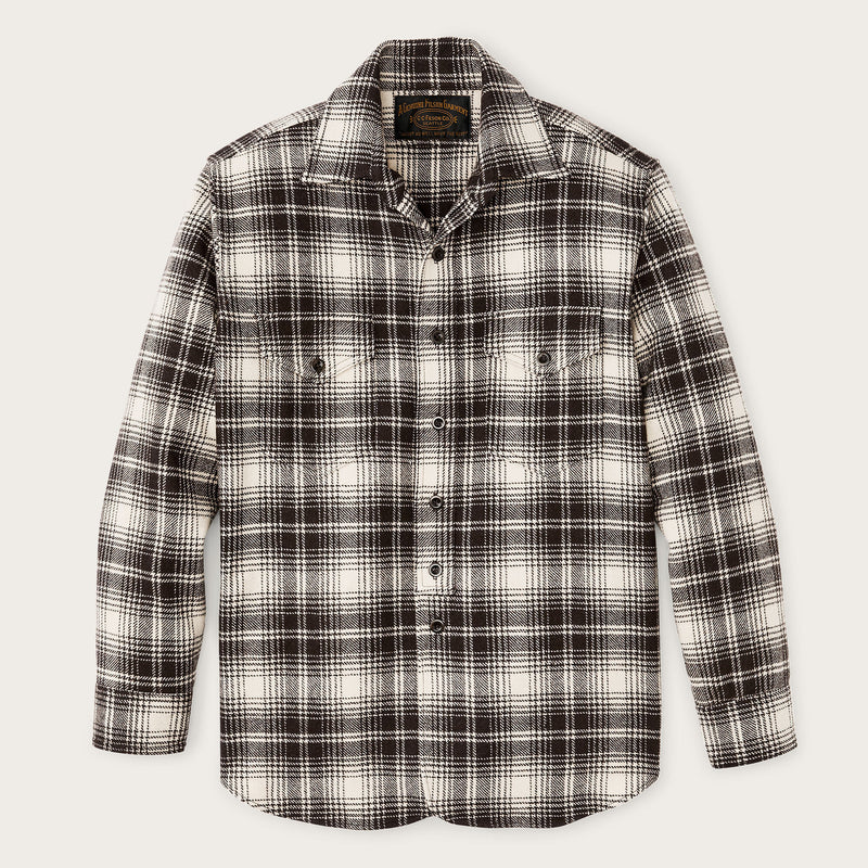 1922 archive wool shirt by Filson | Cream / dark brown p (Beige)