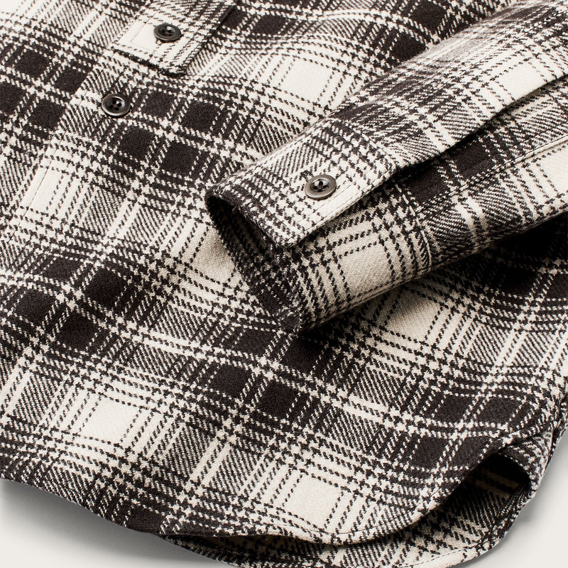1922 archive wool shirt by Filson | Cream / dark brown p (Beige)