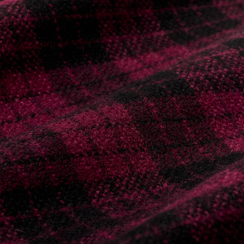 1922 archive wool shirt by Filson | Deep crimson / black (Red)