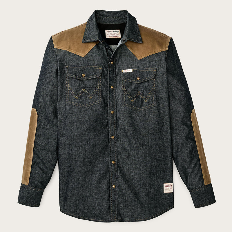Camicia wild adventure wrangler x filson di Filson | Indigo (Blue)