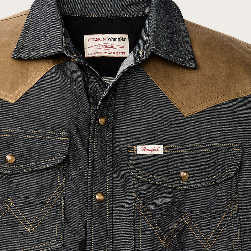 Camicia wild adventure wrangler x filson di Filson | Indigo (Blue)