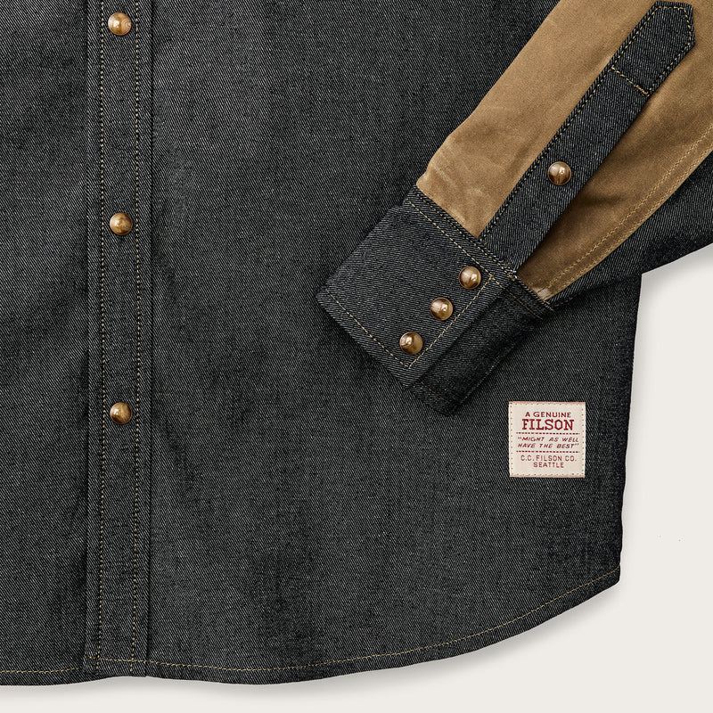 Camicia wild adventure wrangler x filson di Filson | Indigo (Blue)