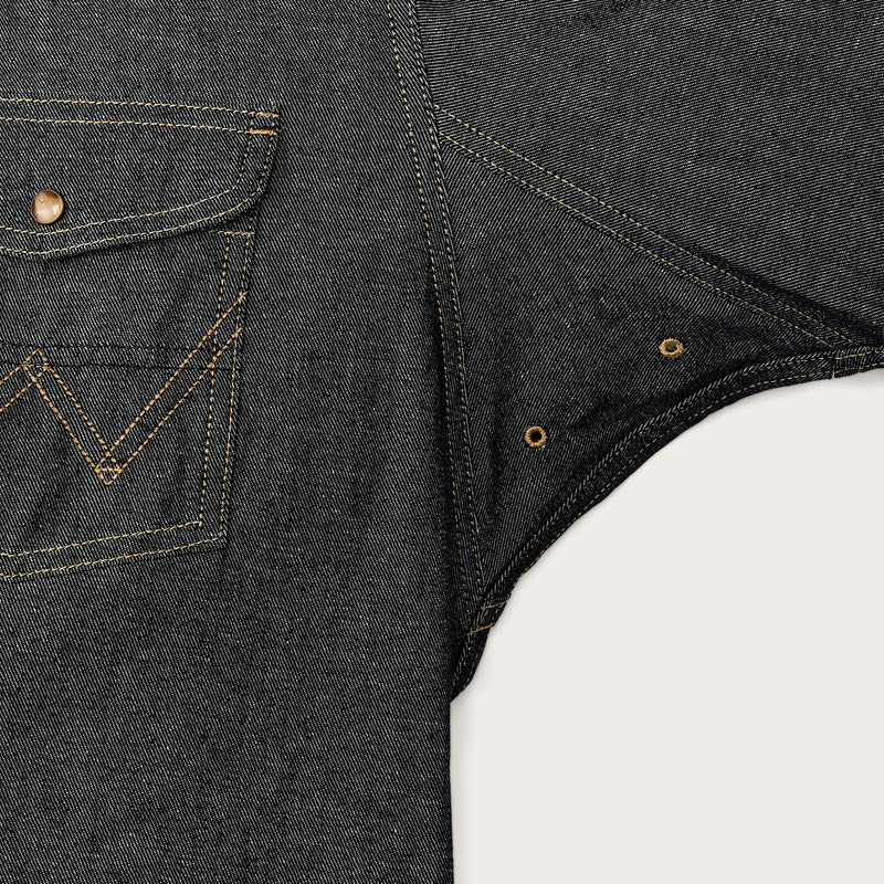 Camicia wild adventure wrangler x filson di Filson | Indigo (Blue)