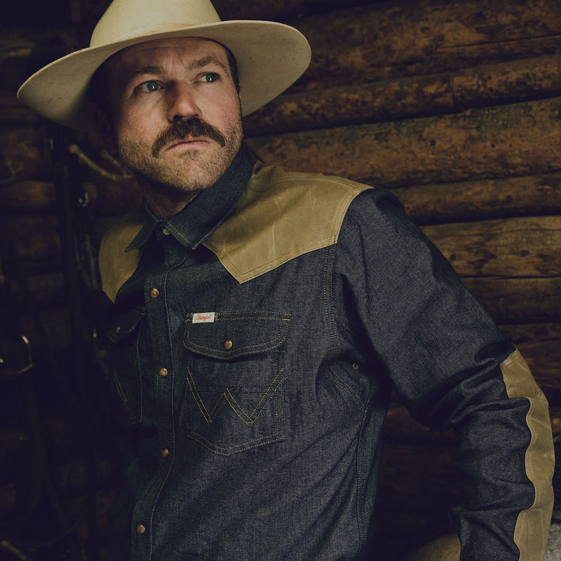 Camicia wild adventure wrangler x filson di Filson | Indigo (Blue)