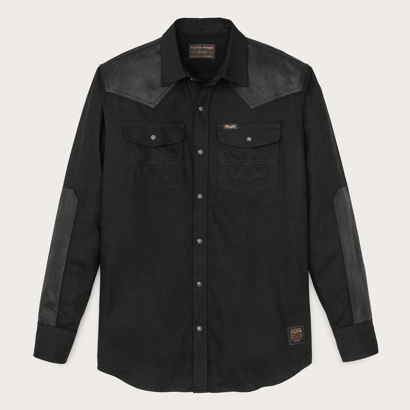 Wrangler x filson wild adventure shirt by Filson | Black (Black)