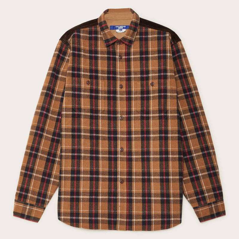 Filson x junya watanabe cotton check shirt by Filson | Black red brown / be (Brown)