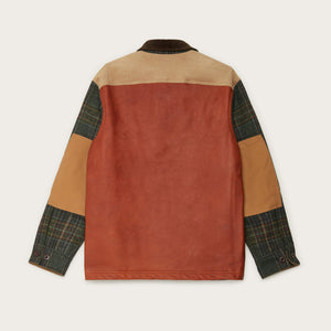 Filson x junya watanabe wool-leather shirt by Filson | Green black beige / (Green)