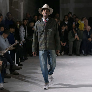 Filson x junya watanabe wool-leather shirt by Filson | Green black beige / (Green)