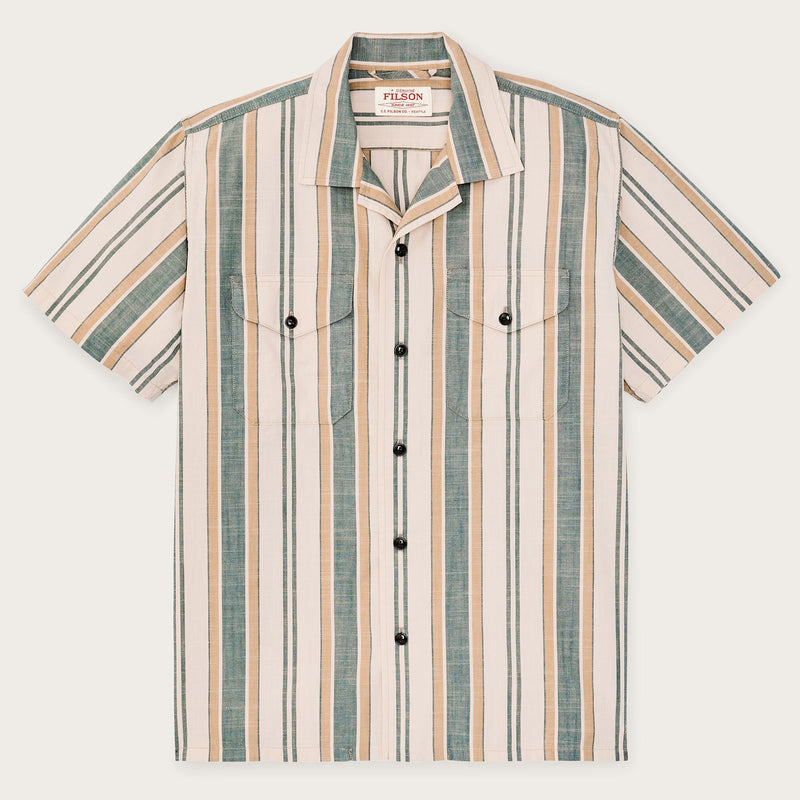 Chambray camp shirt von Filson | Natural / khaki (Green)