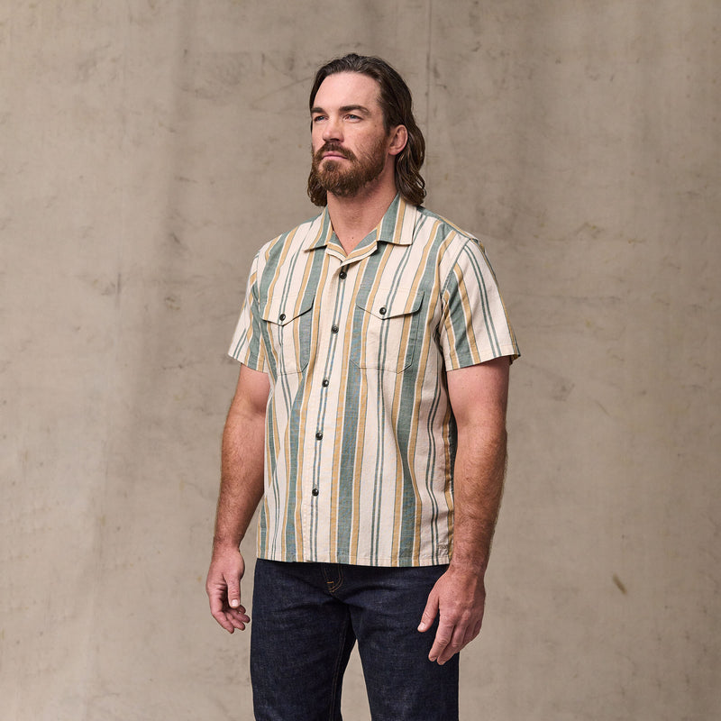 Chambray camp shirt von Filson | Natural / khaki (Green)
