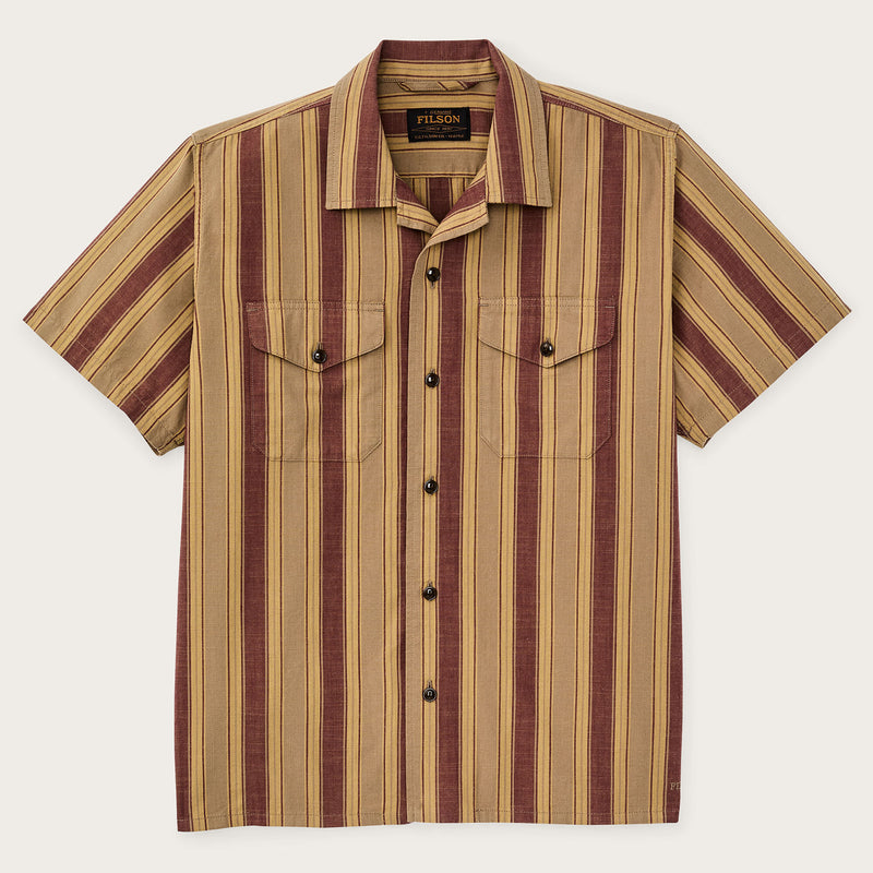 Chambray camp shirt von Filson | Brick / tan (Brown)
