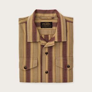Chambray camp shirt von Filson | Brick / tan (Brown)