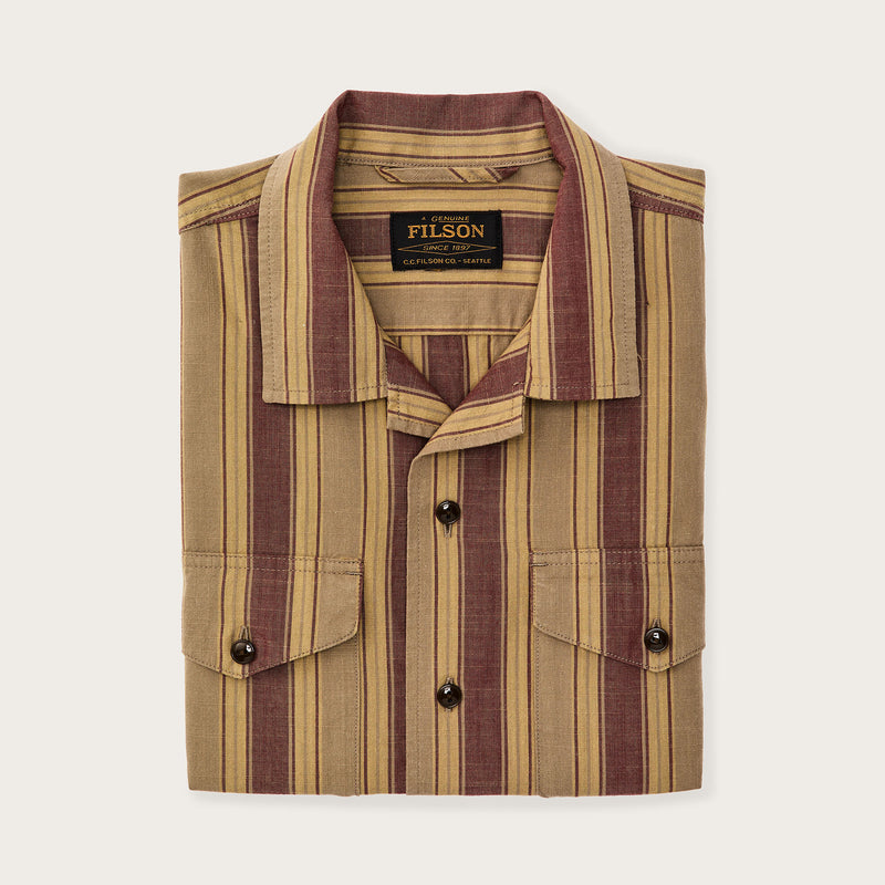 Chambray camp shirt von Filson | Brick / tan (Brown)