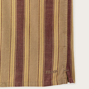 Chambray camp shirt von Filson | Brick / tan (Brown)