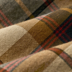 Madras button-down shirt by Filson | Tan / spruce multi (Yellow)