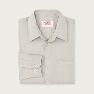 4.5-oz. twill shirt von Filson | Gray sky (Gray)