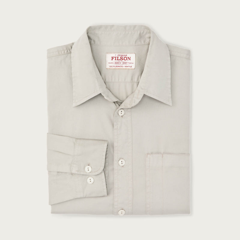 4.5-oz. twill shirt von Filson | Gray sky (Gray)