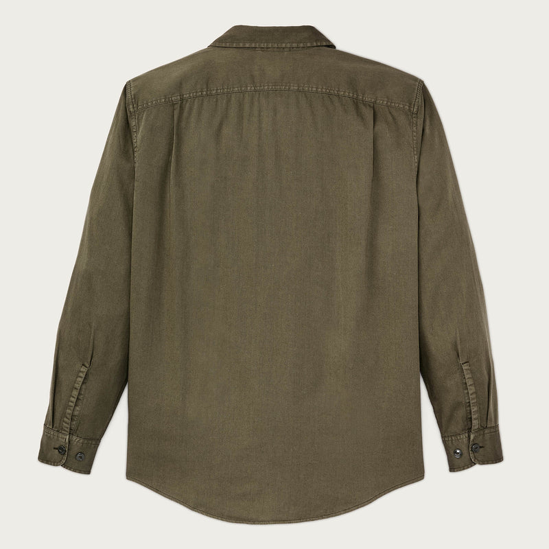 4.5-oz. twill shirt von Filson | Military olive (Green)