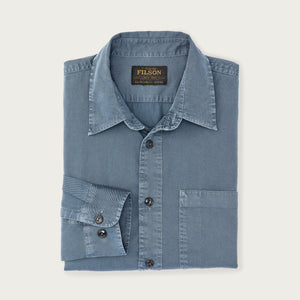 4.5-oz. twill shirt von Filson | Orion blue (Blue)