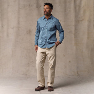 4.5-oz. twill shirt von Filson | Orion blue (Blue)