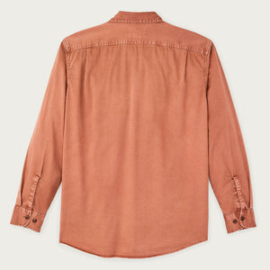 4.5-oz. twill shirt von Filson | Copper brown (Red)