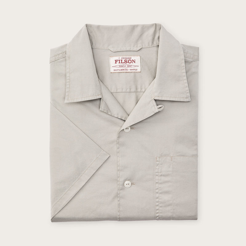 Short sleeve 4.5-oz. twill shirt von Filson | Gray sky (Gray)