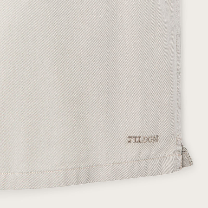 Short sleeve 4.5-oz. twill shirt von Filson | Gray sky (Gray)