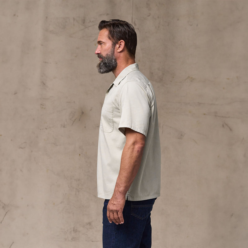 Short sleeve 4.5-oz. twill shirt von Filson | Gray sky (Gray)