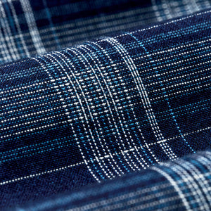 Chambray button-down shirt von Filson | Dark indigo plaid (Blue)