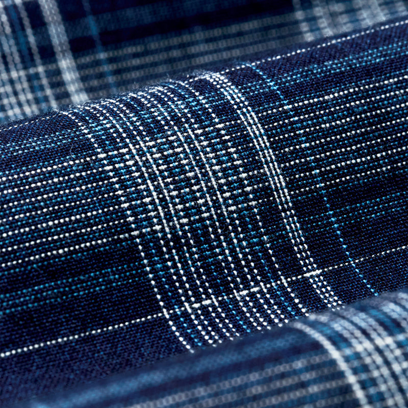 Chambray button-down shirt von Filson | Dark indigo plaid (Blue)