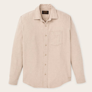 Rustic flannel shirt von Filson | Dark natural heather (Beige)