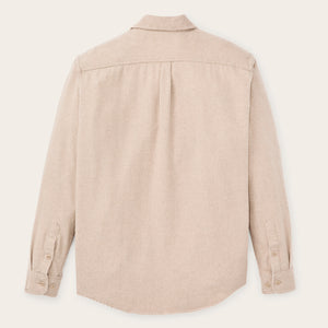 Rustic flannel shirt von Filson | Dark natural heather (Beige)